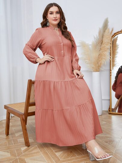 Vestido com babado