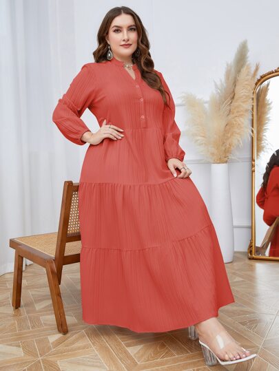 Vestido com babado
