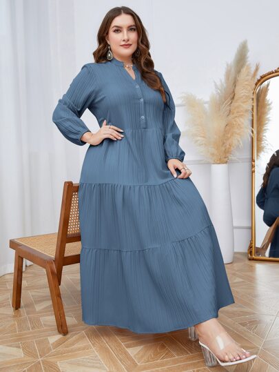 Vestido com babado