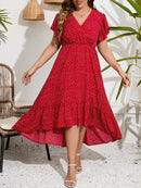 Vestido com decote V