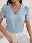 Blusa com babado