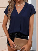 Blusa colarinho de xaile
