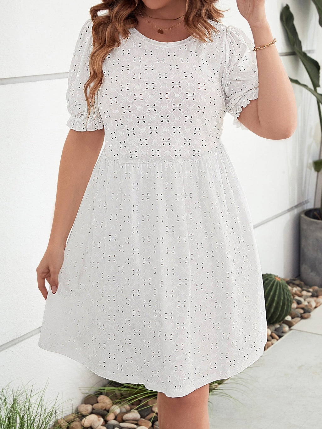 Vestido manga bufante