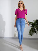 Blusa decote vazado