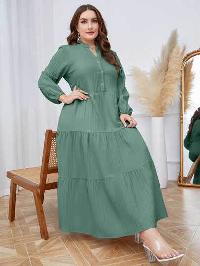 Vestido com babado