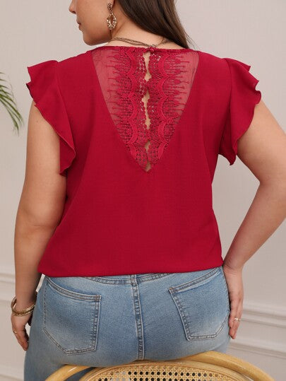 Blusa com renda