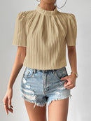 Blusa com gola alta