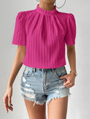 Blusa com gola alta