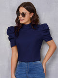 Blusa manga bufante
