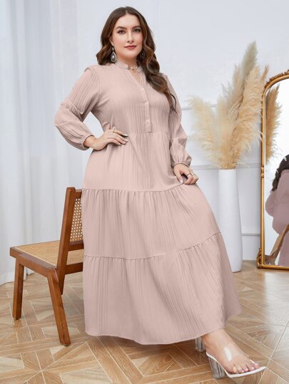 Vestido com babado
