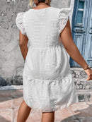 Vestido manga borboleta