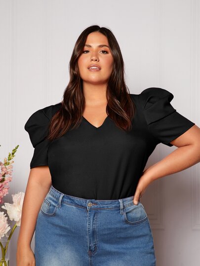 Blusa manga bufante