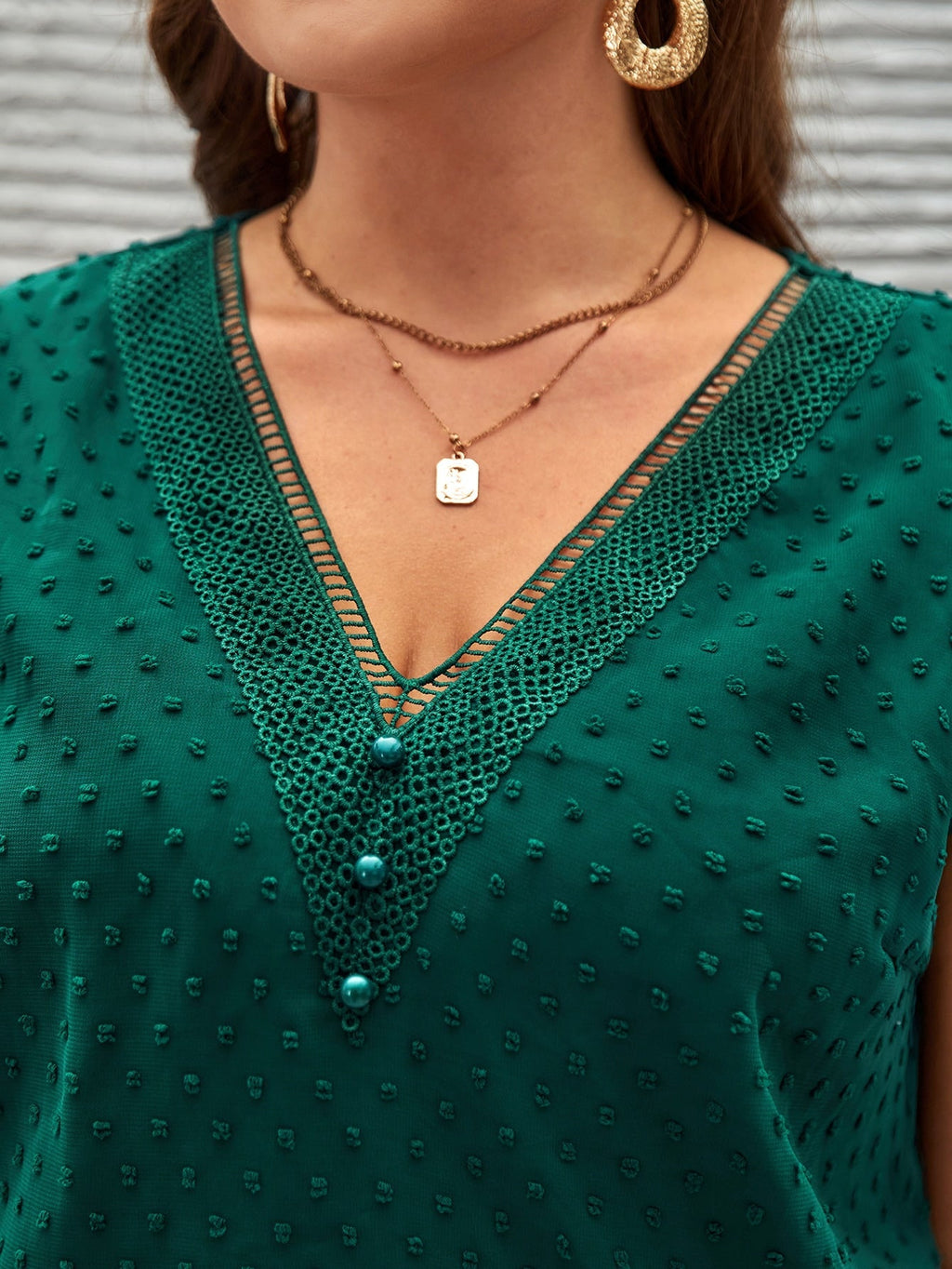 Blusa ponto suíço