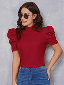 Blusa manga bufante