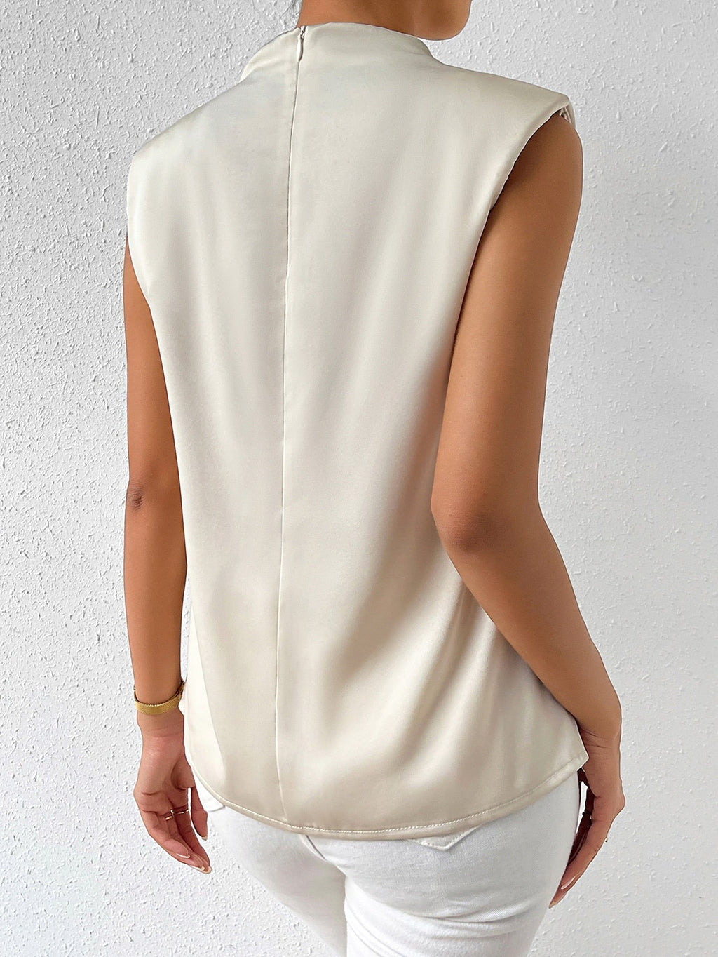Blusa de cetim