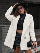 Casaco feminino teddy