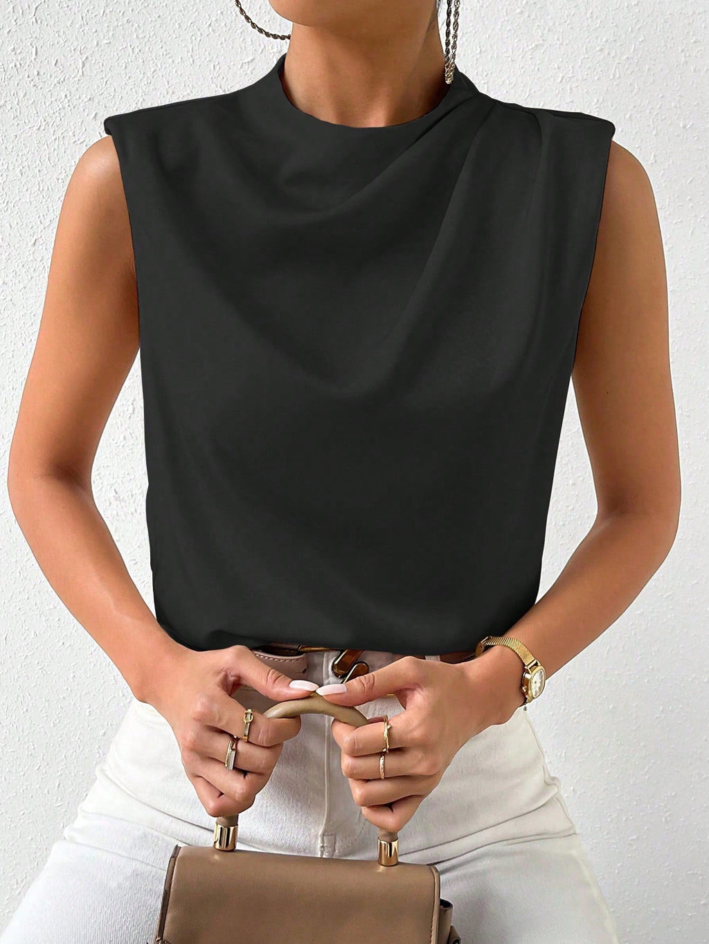 Blusa de cetim