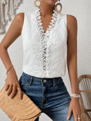 Blusa renda guipura