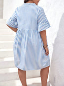 Vestido listrado