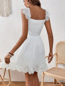 Vestido com renda