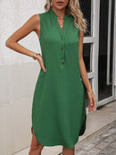 Vestido decote em V