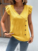 Blusa com decote em V