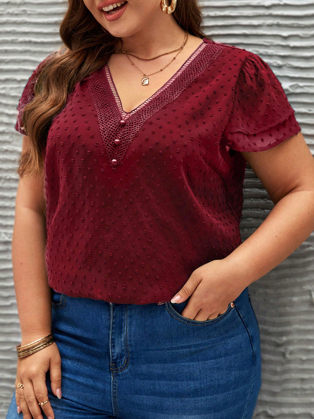 Blusa ponto suíço