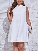 Vestido Gola Mandarim