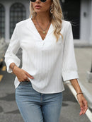 Camisa decote em V