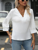 Camisa decote em V