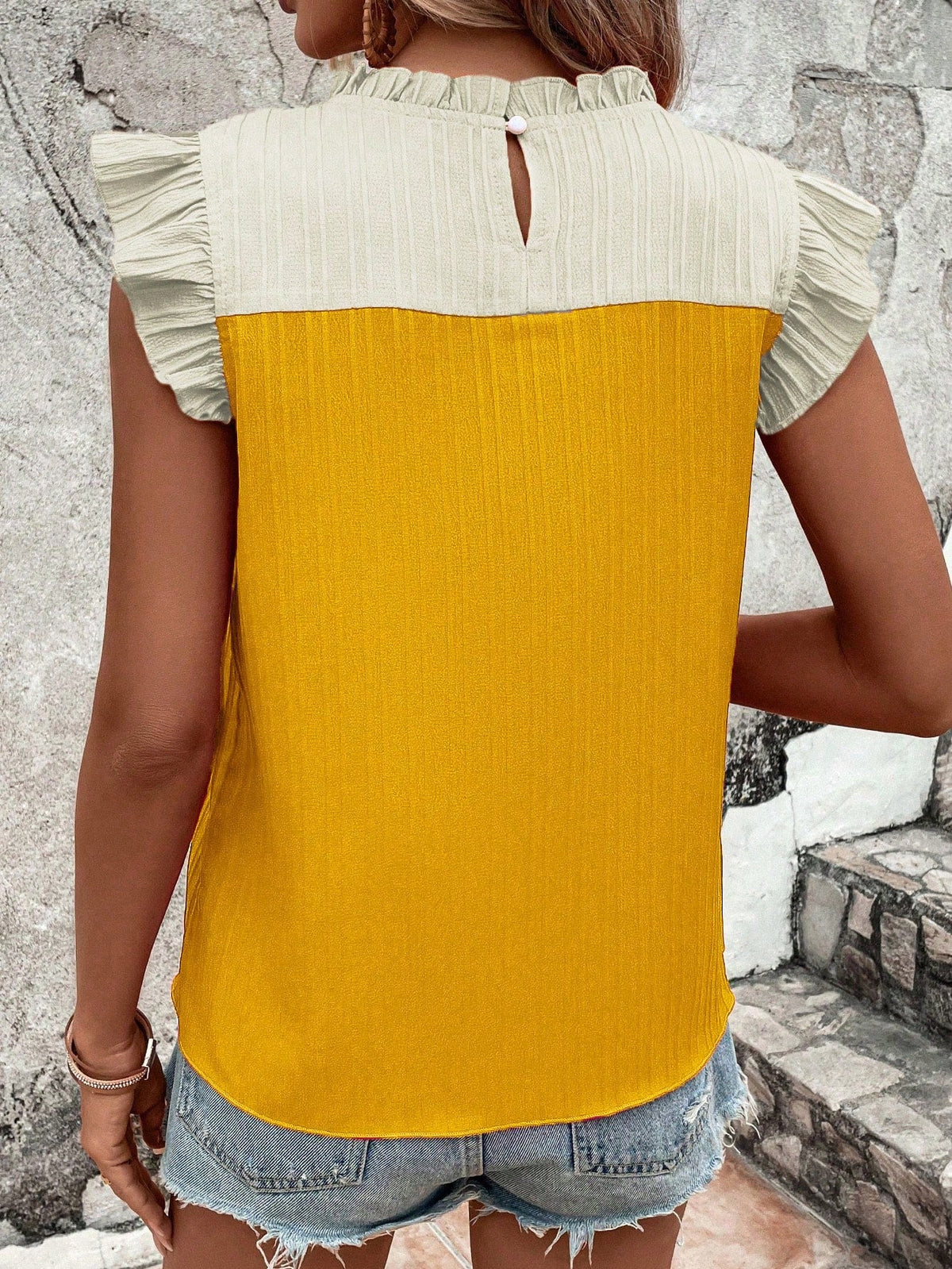 Blusa duo color