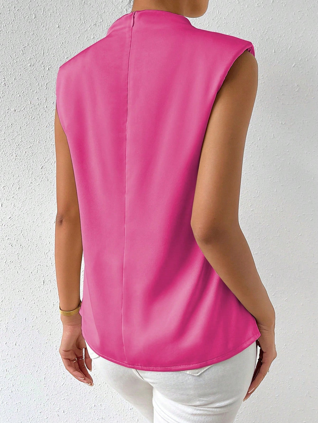 Blusa de cetim