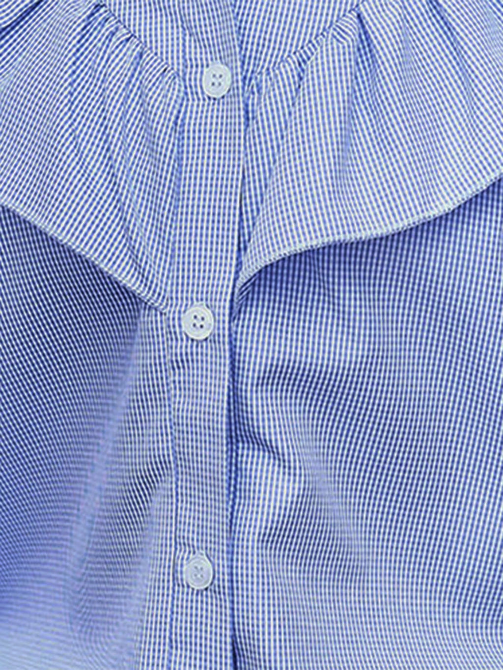 Camisa Manga Longa com Babado