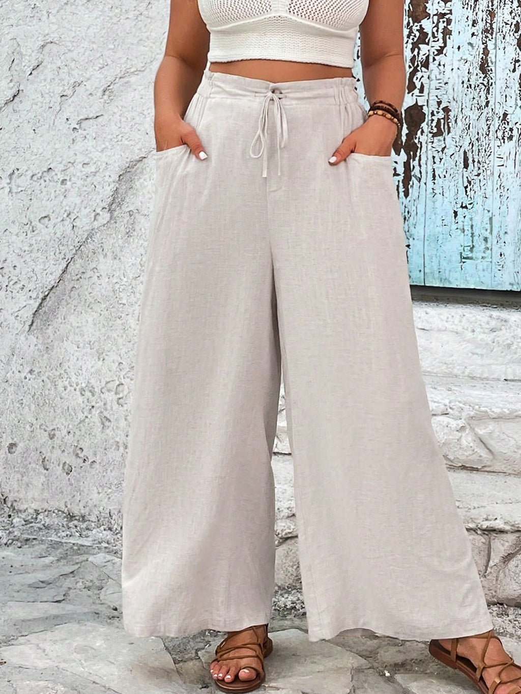 Calça de linho