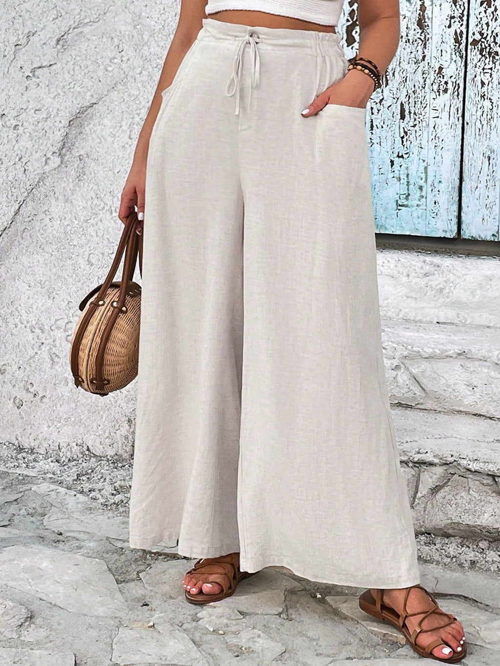 Calça de linho