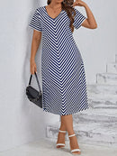 Vestido listrado