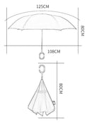 SuFeng SuFeng Guarda Chuva Invertido Tecido Duplo Impermeável Reforçado