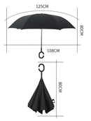 SuFeng SuFeng Guarda Chuva Invertido Tecido Duplo Impermeável Reforçado