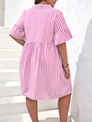 Vestido listrado
