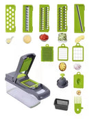 Cortador Fatiador Manual De Legumes Frutas E Verduras Laminas De Aço Inoxidável