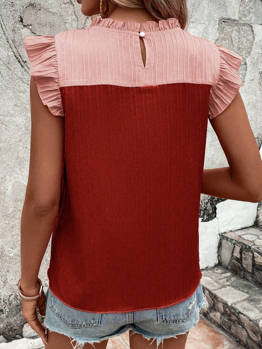 Blusa duo color