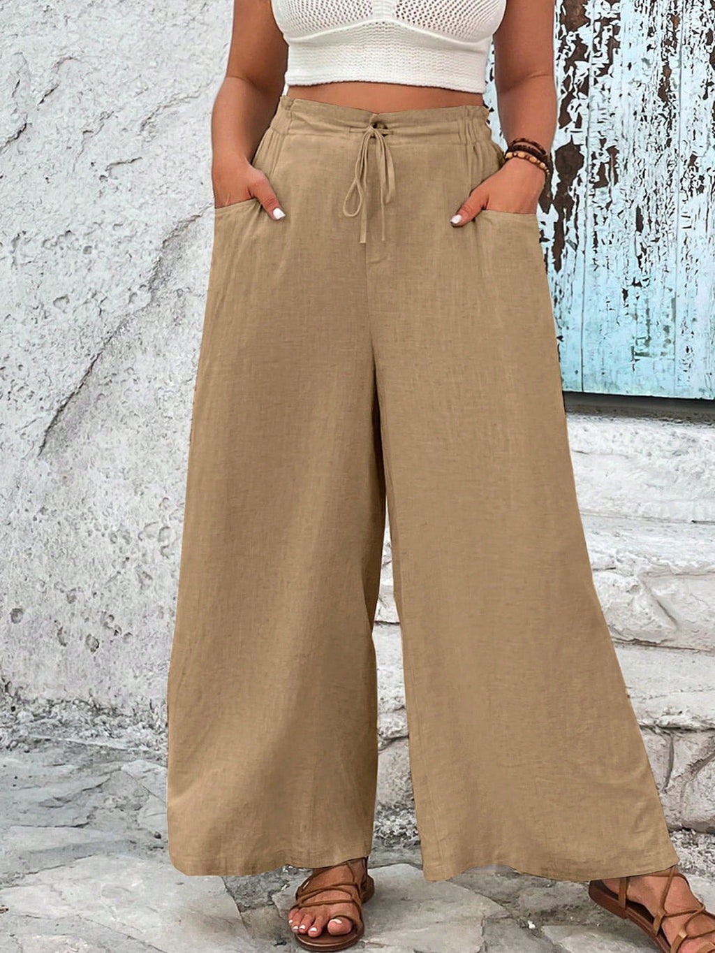 Calça de linho