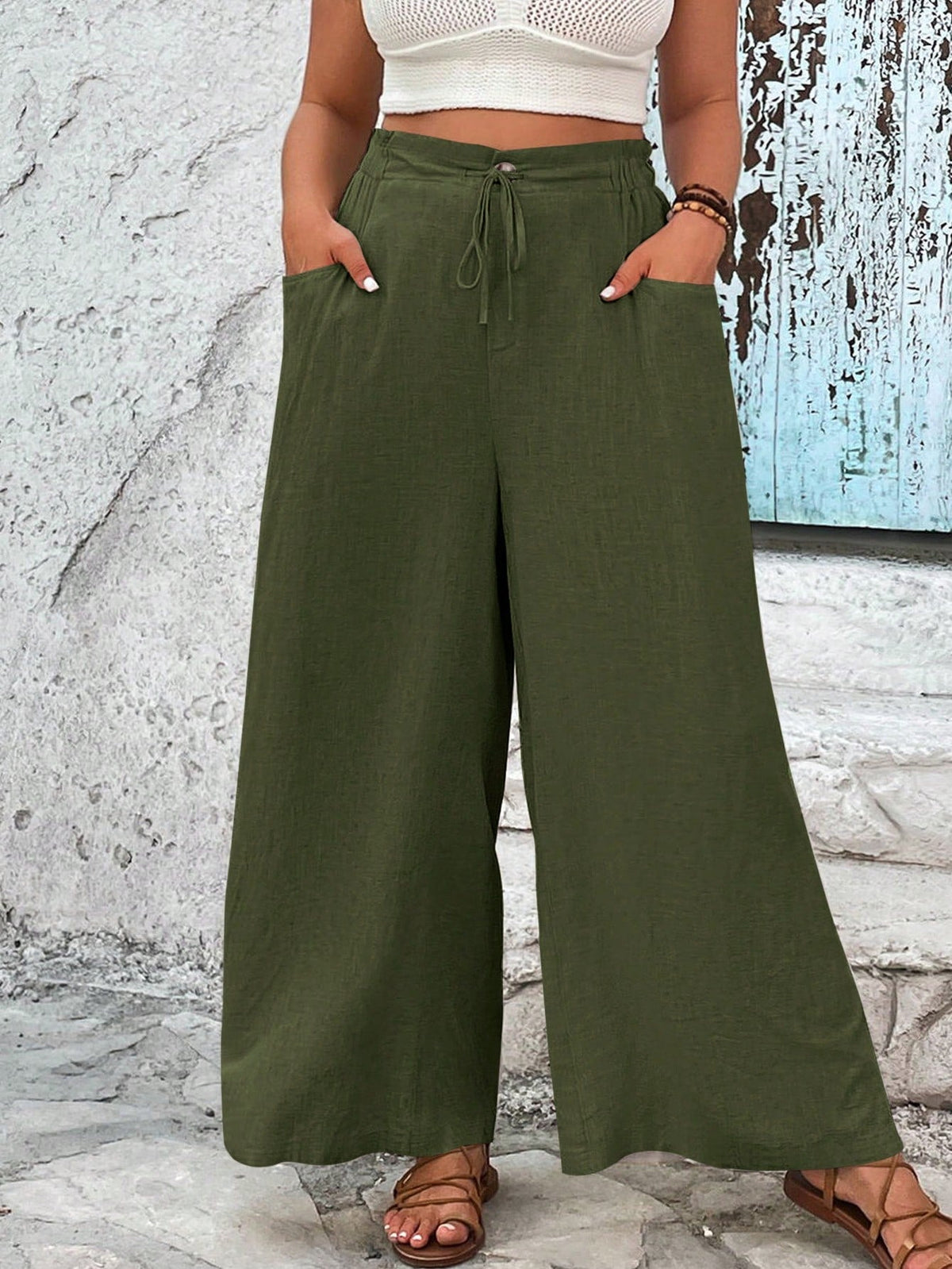 Calça de linho