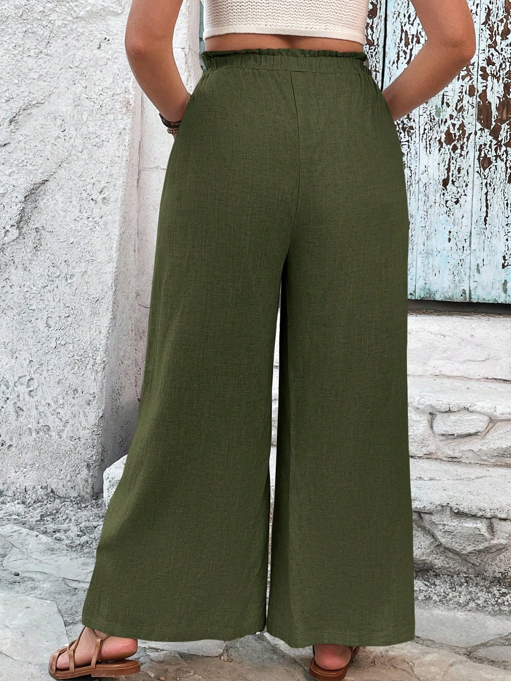 Calça de linho