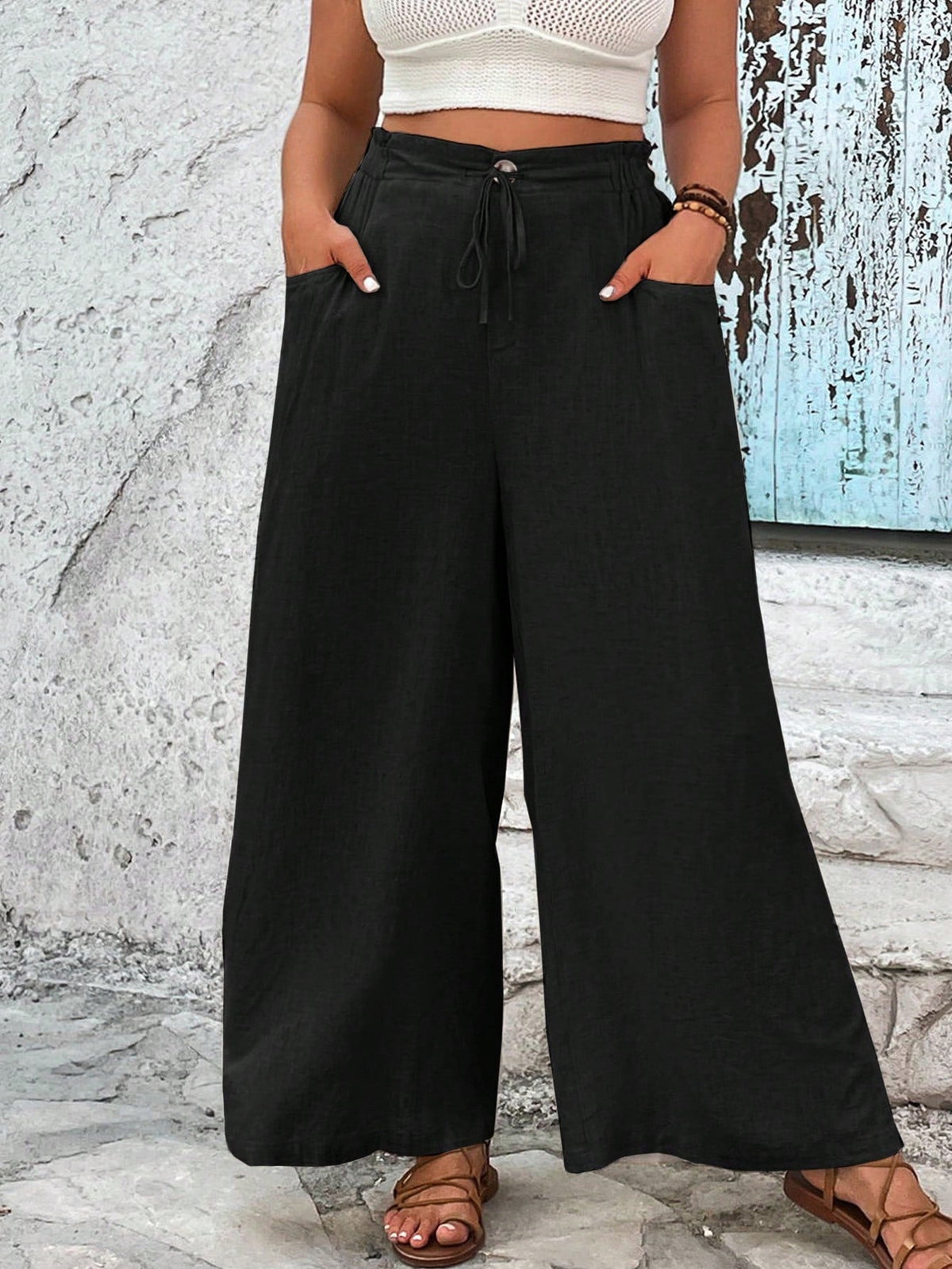 Calça de linho