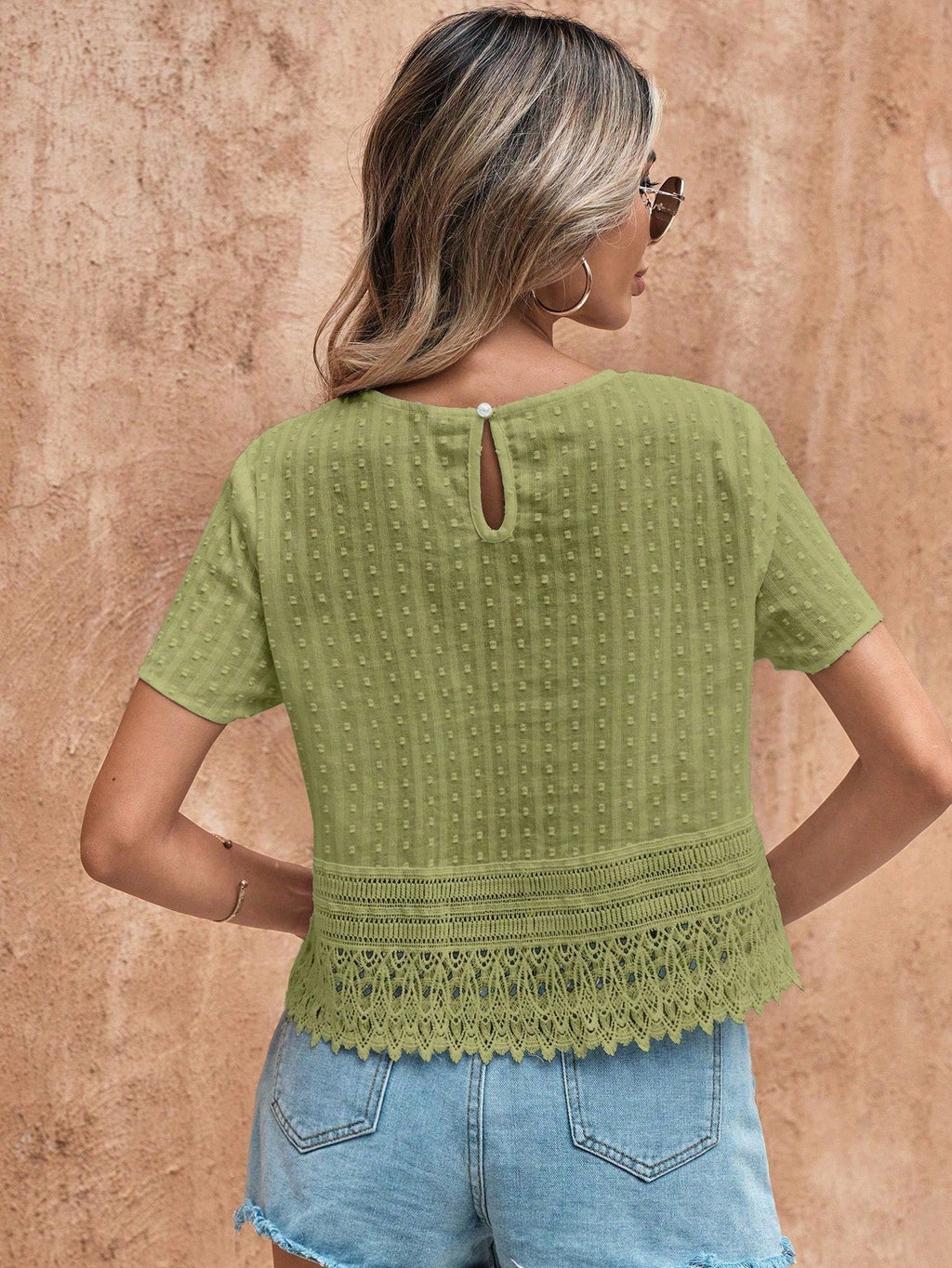 Blusa ponto suíço