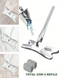 Esfregão Triangular Mop Giratório 360 Ajustável Limpador