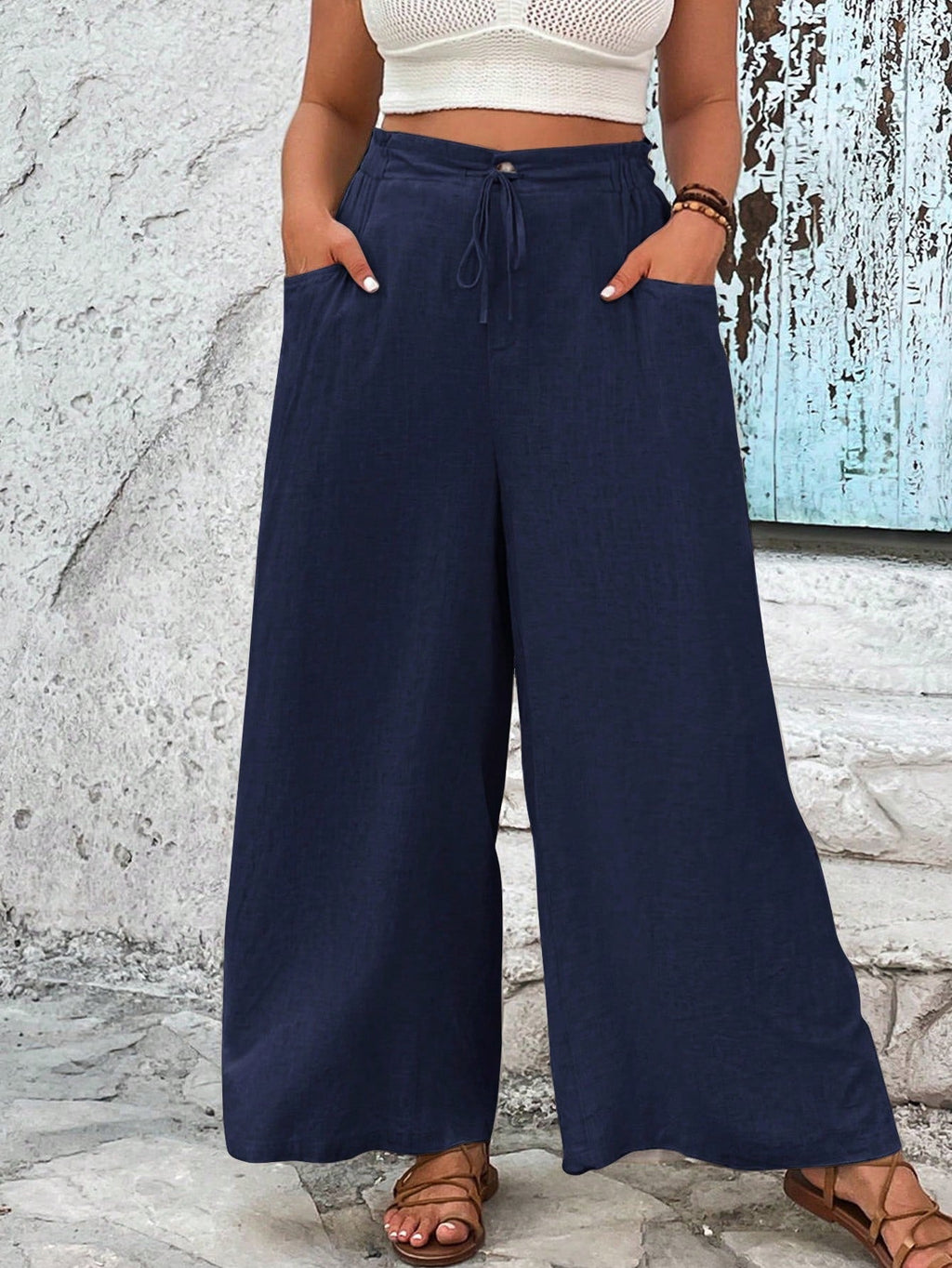 Calça de linho