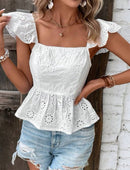 Blusa de lese com detalhe de laço