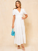 Vestido midi feminino